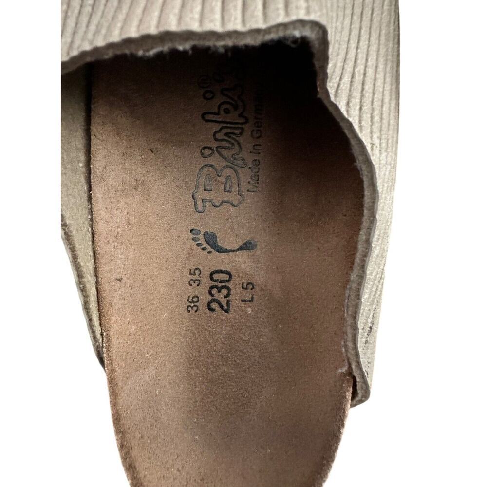 Ladies Birkenstock 230 36 L5 ribbed corduroy slides birkis - Picture 7 of 8